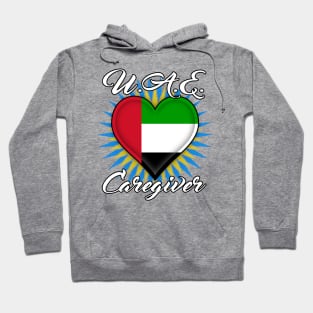 U.A.E. Caregiver (white font) Hoodie